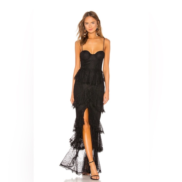 MAJORELLE Dresses & Skirts - MAJORELLE - Zelda Fitz Gown in Black - Size Small